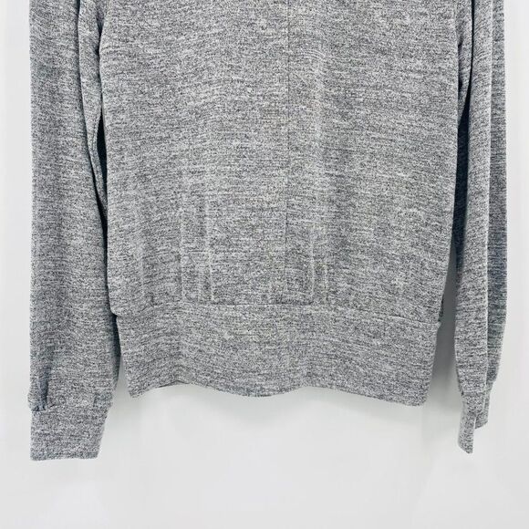 Banana Republic Size Small Heathered Gray Luxespun Thin Knit Long Sleeve Sweater - Picture 8 of 9